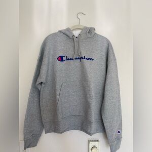 Champion Women's Medium Gray  Hoodie Sweater Pullover